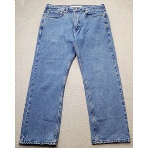 Levi's Jeans Men 36x29 Blue Denim Regular Fit Single-Stitch Straight Leg Outdoor